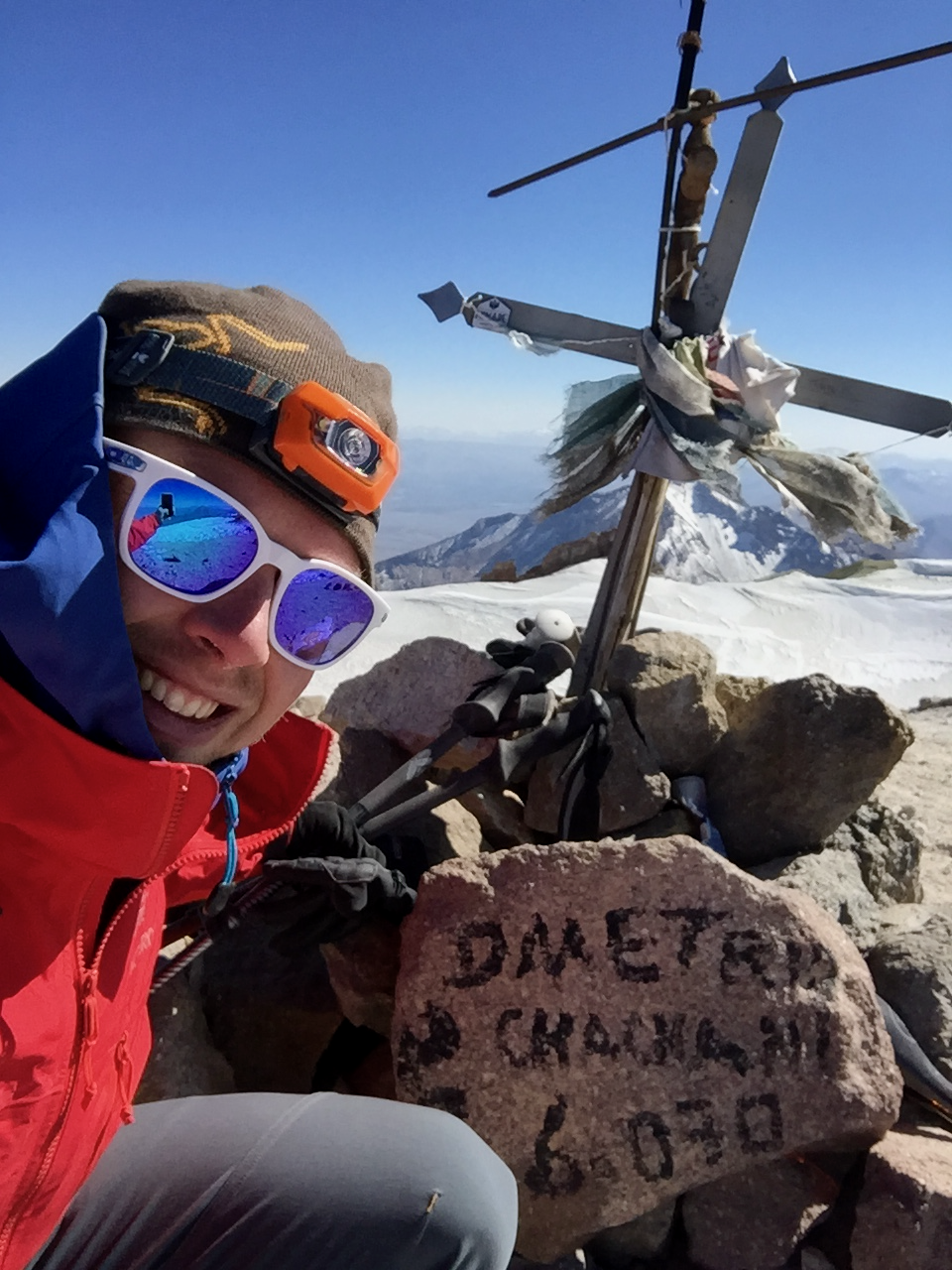 Mike Lelieveld in Peru op 6070m hoogte